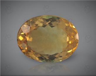Yellow Citrine Natural Certified  7.53CTS-8522
